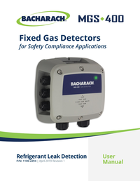 Thumbnail of document Manual - MGS-450 Gas Detector